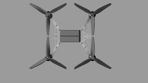 四轴飞行器3D图纸 STEP格式缩略图